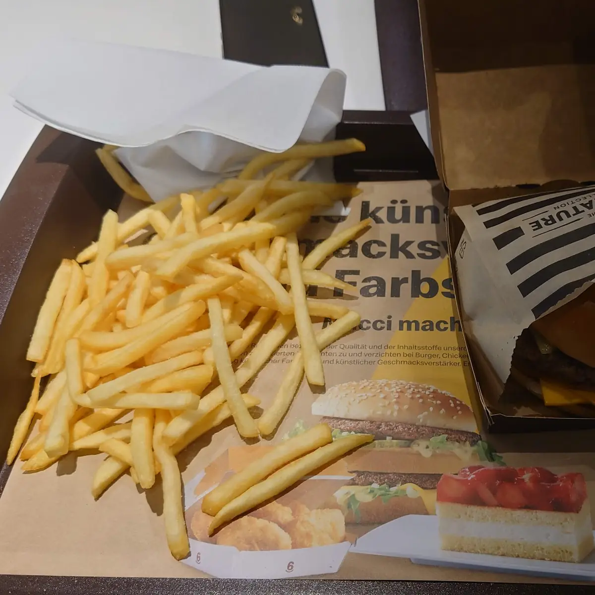 Pommes Frittes Doppelcheesburger, McDonald's