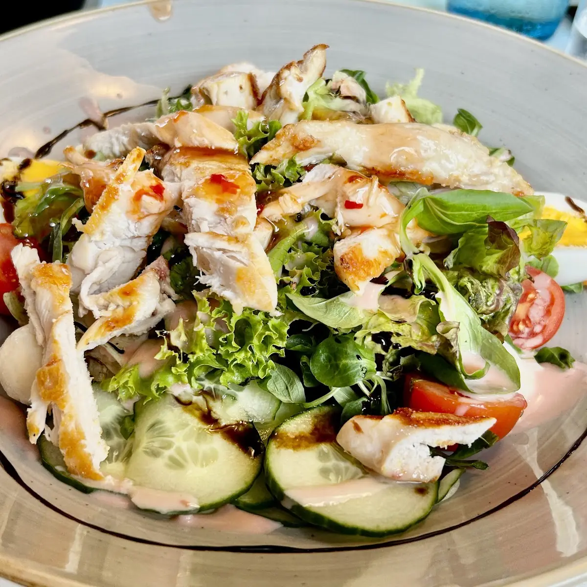 Salat Mit Putenstreifen