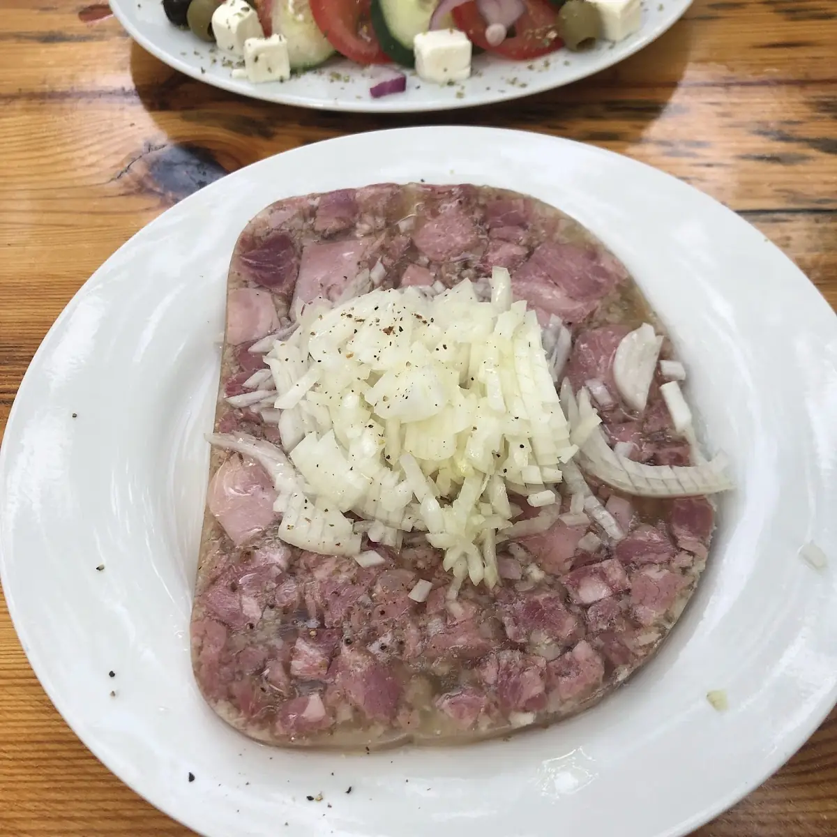 Presswurst Sauer Mit Zwiebeln
