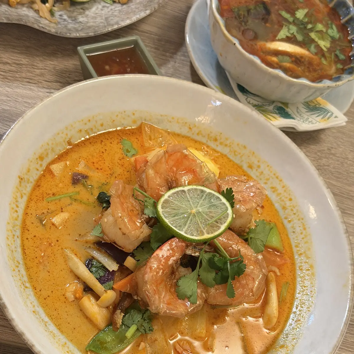 Thai Red Curry Riesengarnelen