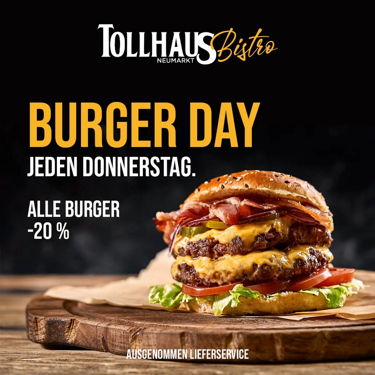 Donnerstag We Love Burger