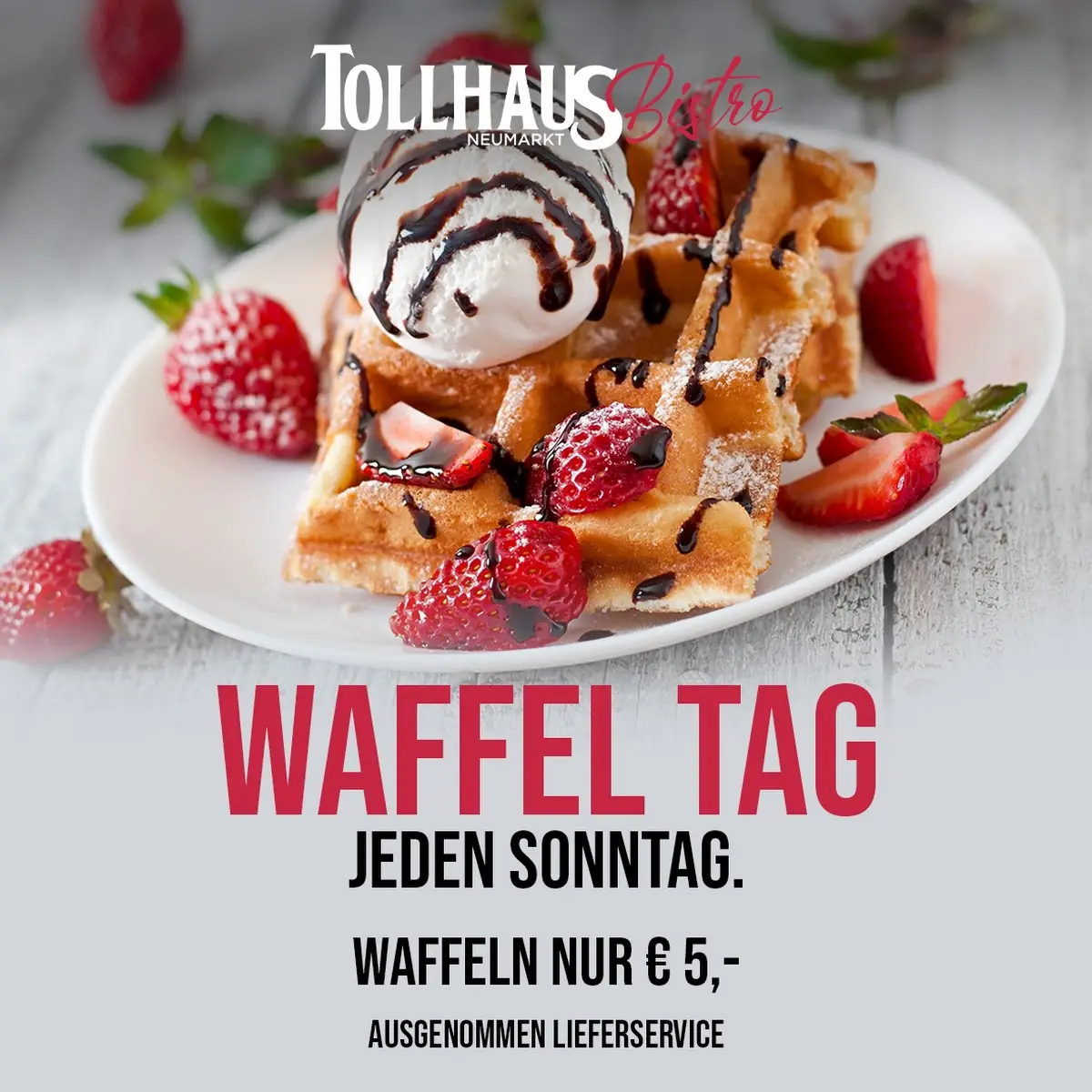 Sonntag Waffel Tag