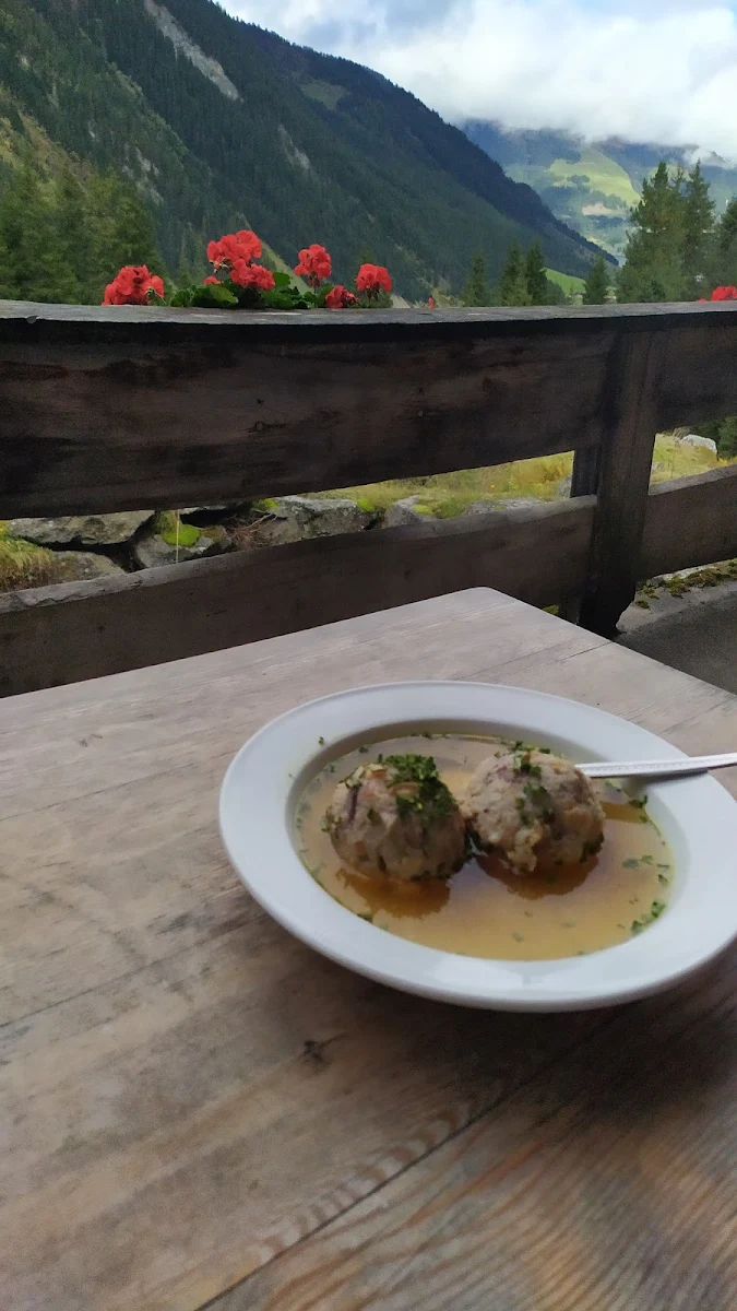 Broth with Bacon Dumpling Speckknodelsuppe