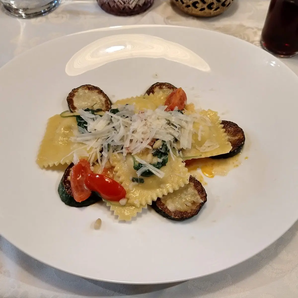 Ziegenkäse Ravioli