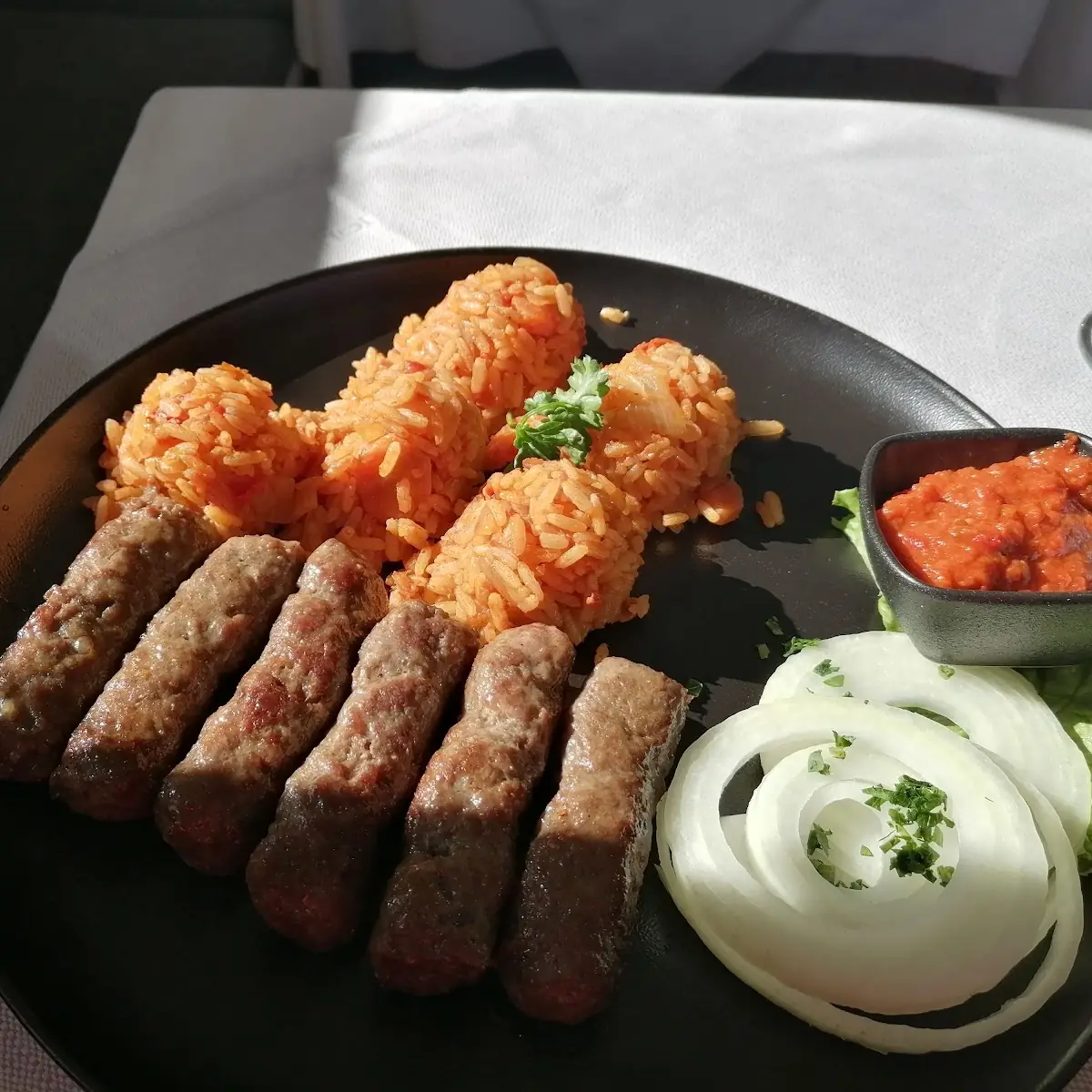 Cevapcici Mit Reis