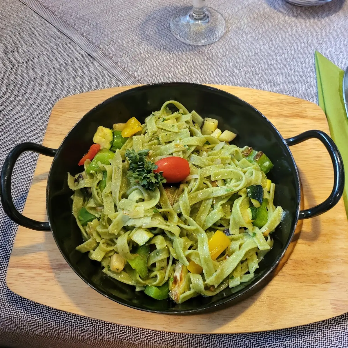Spinat Tagliatelle