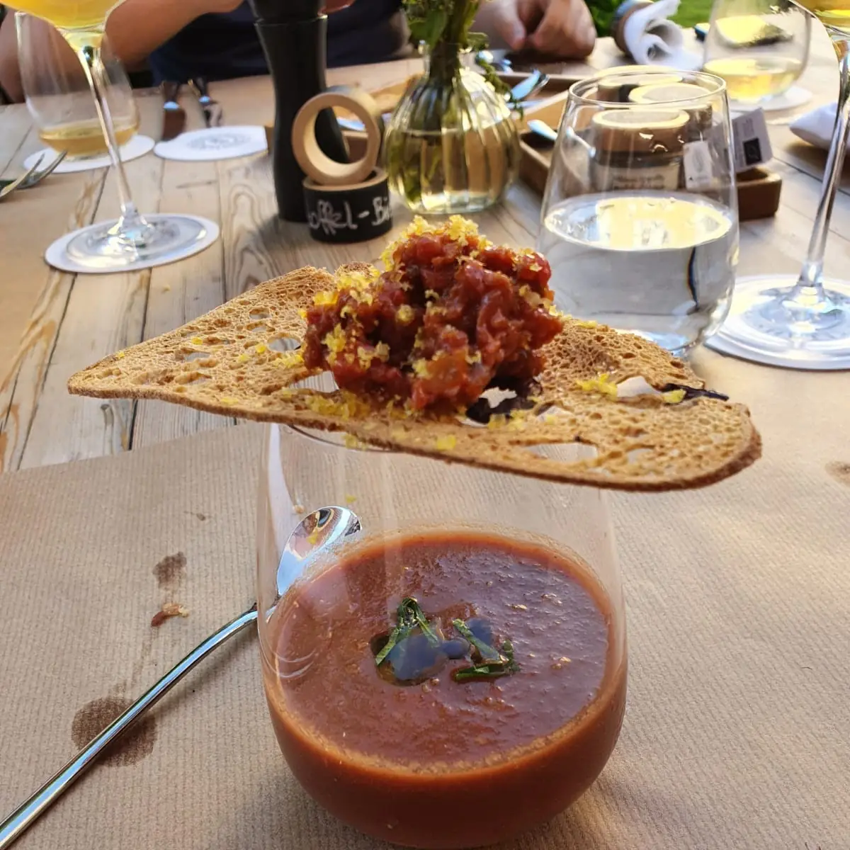 Gazpacho Mit Beef Tartare