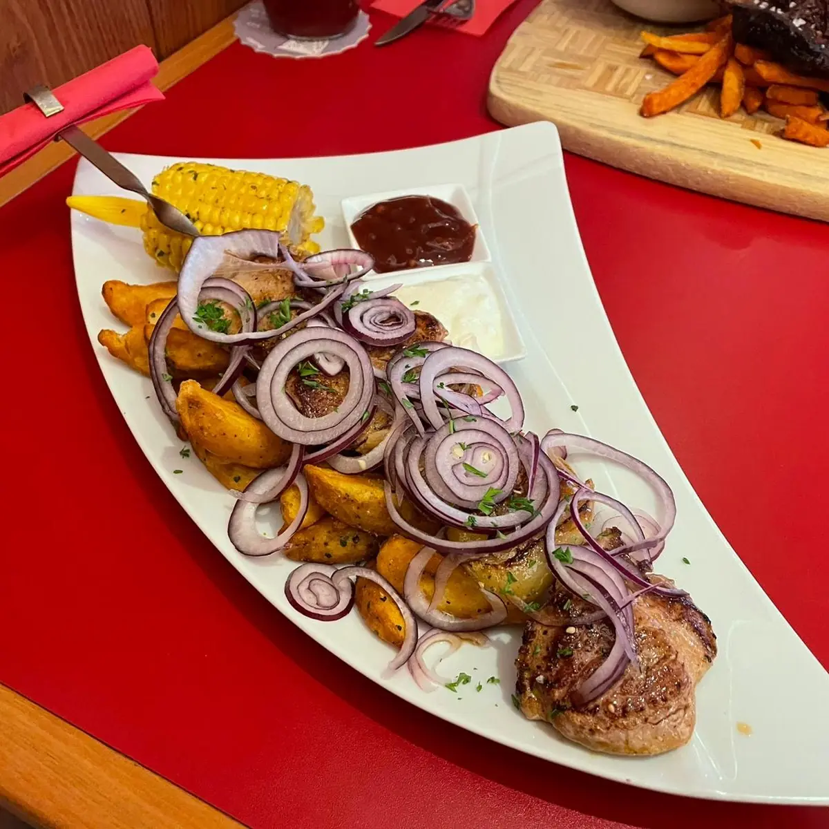 Schweinemed-spieß