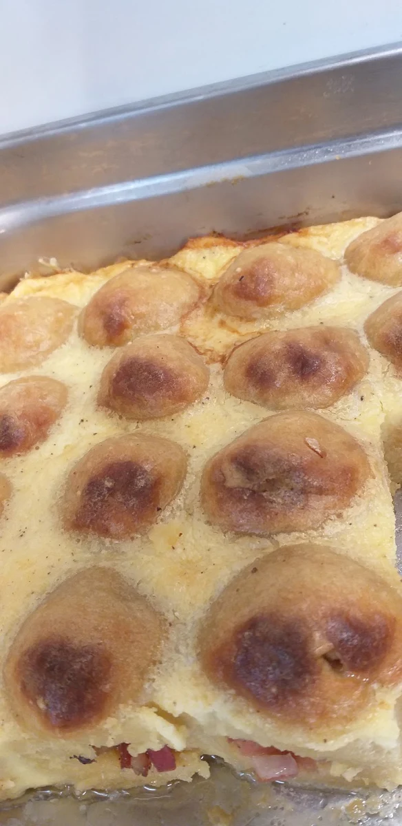 Gebackene Speckknödel