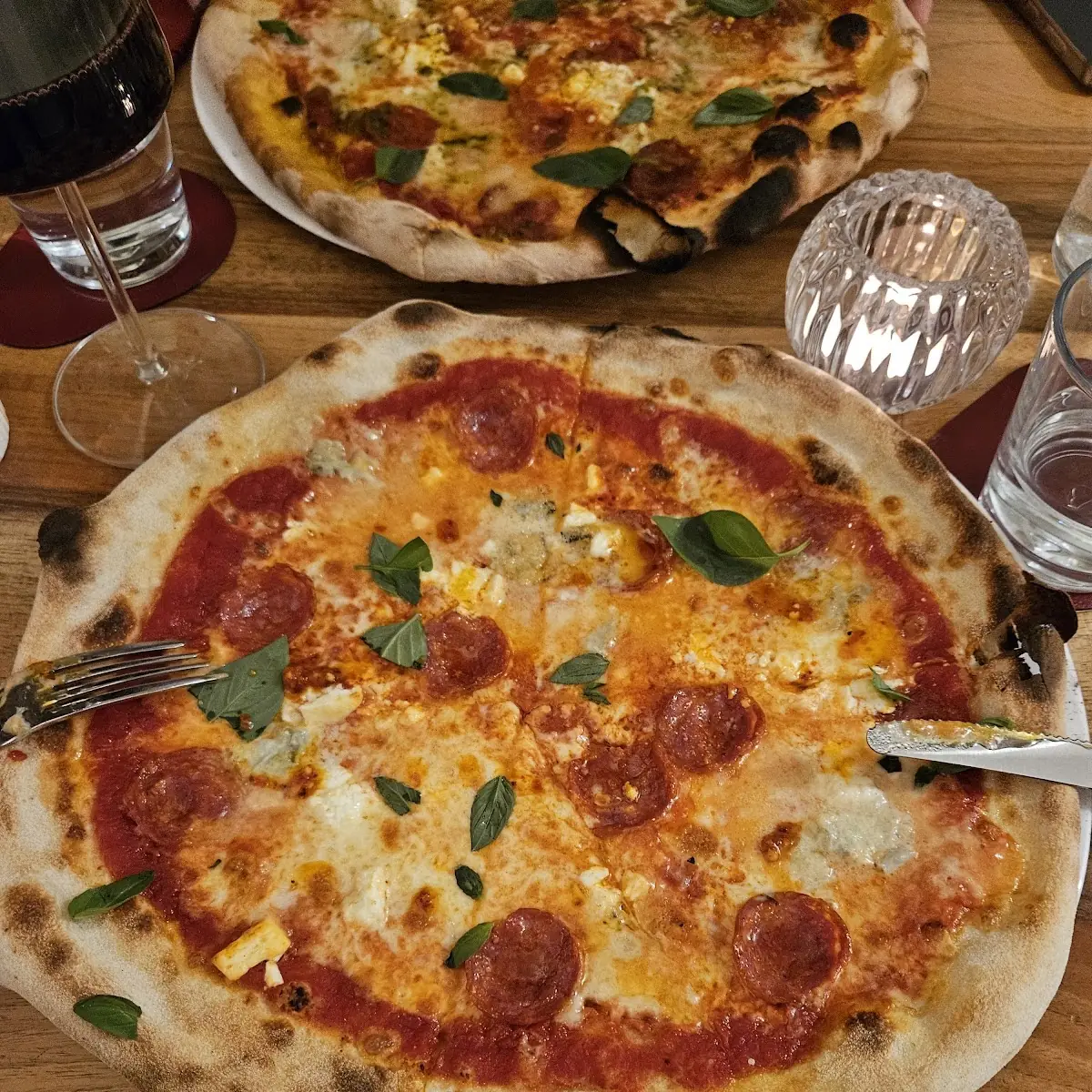 Pizza Quattro Formaggi Chorizo