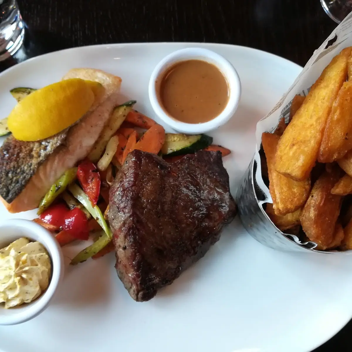 Steak and Fish