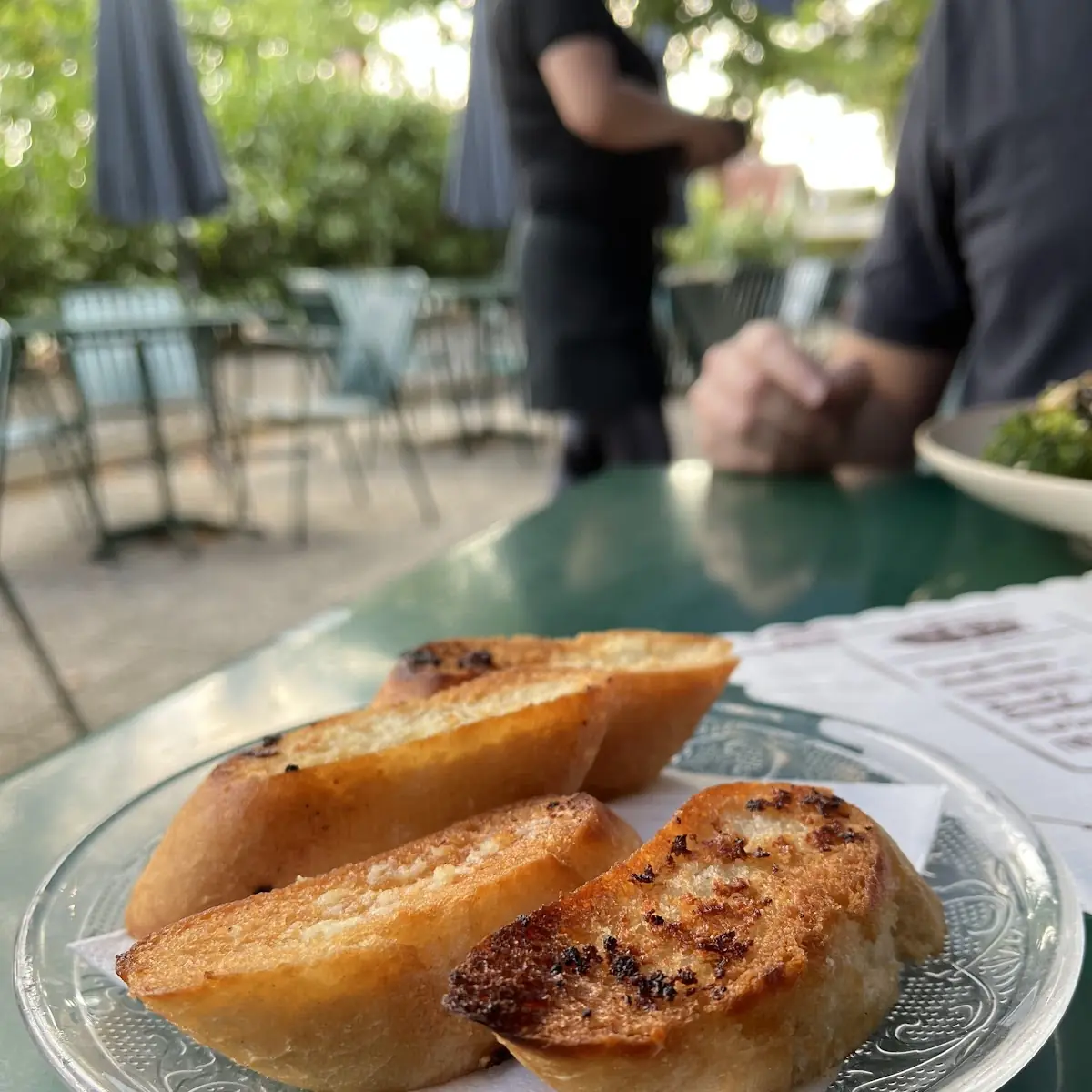 Knoblauch Brot Zu Jakobs Muscheln