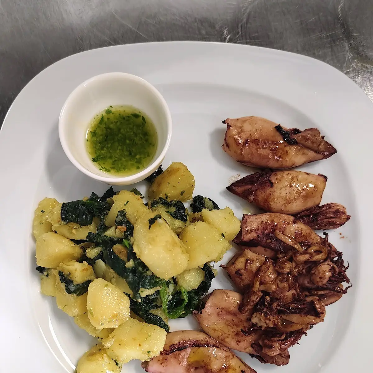 Gegrillte Calamari