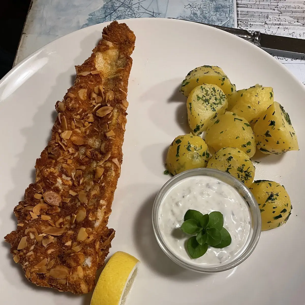 Zanderfilet In Mandelpanade