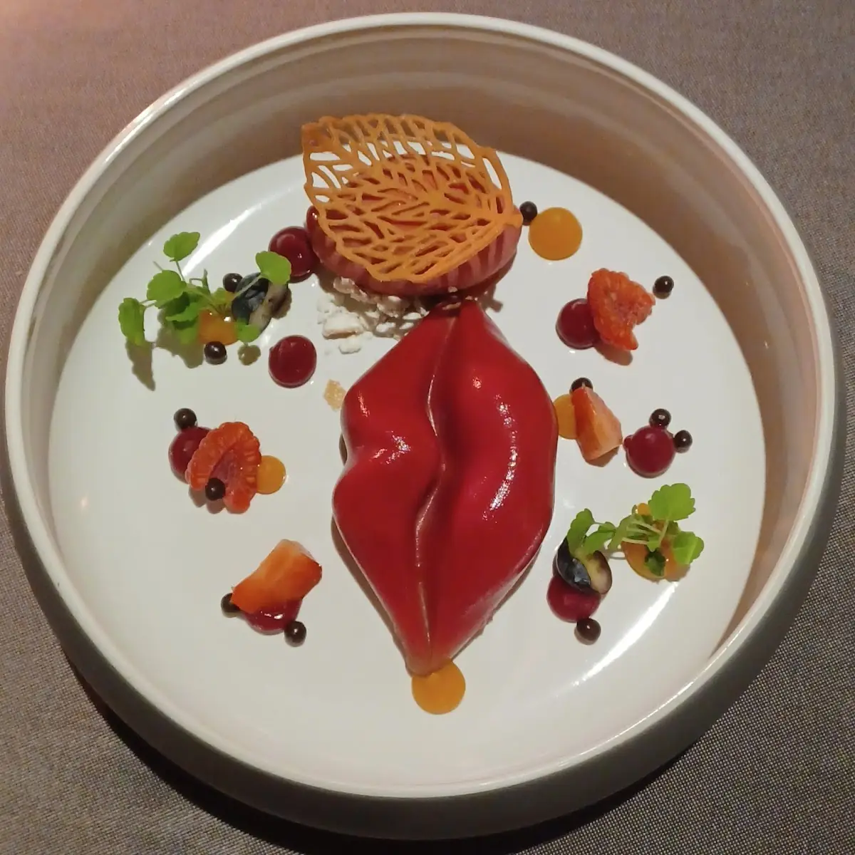 Himbeer-schokokuss Beerencoulis Sorbet