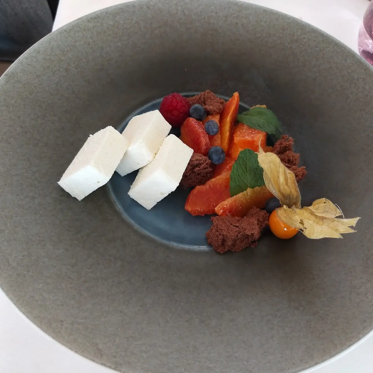 Grießflammerie Mit Orangen
