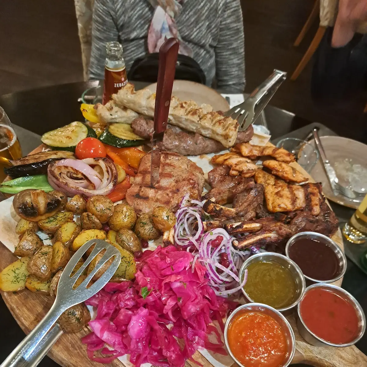 Grillplatte Fleisch