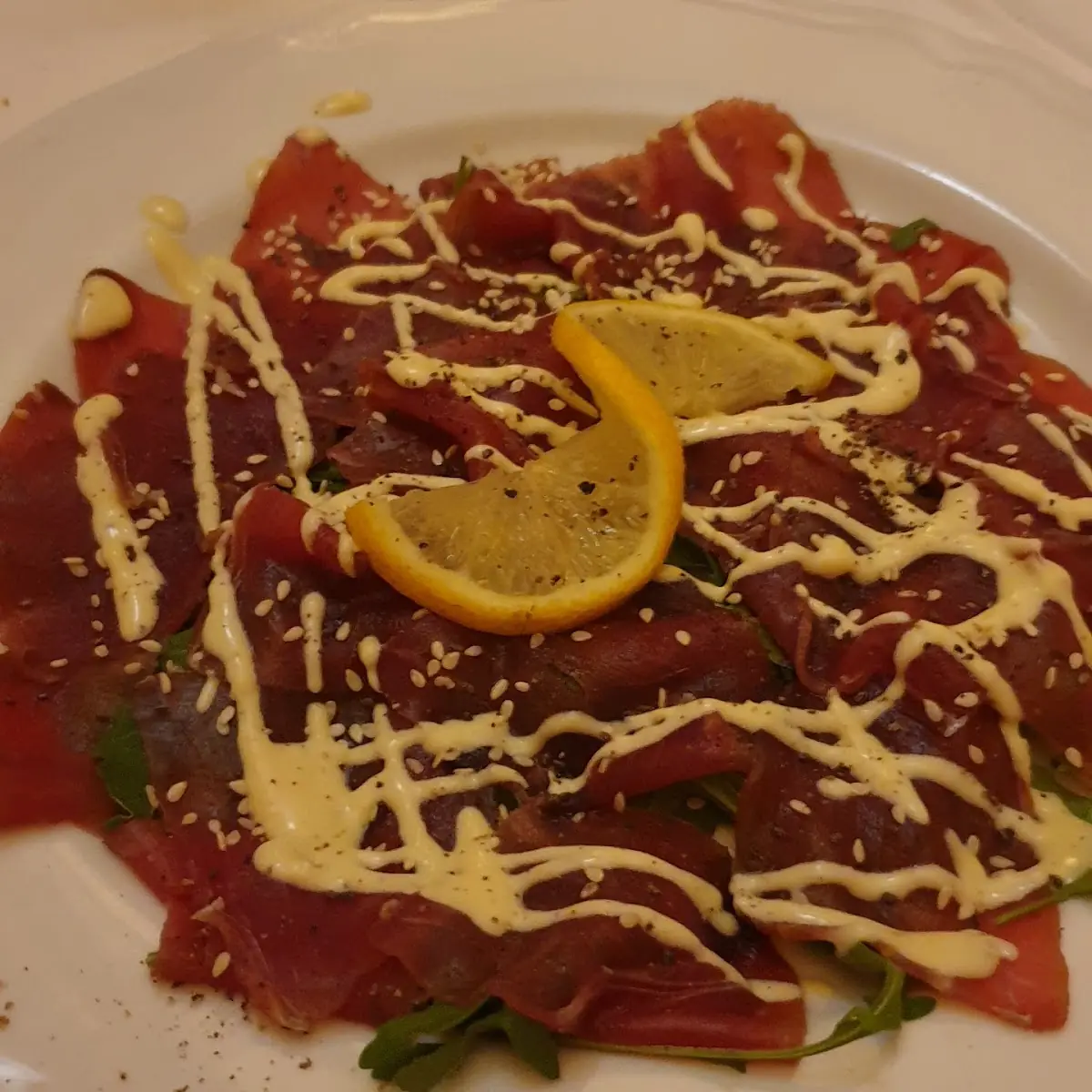Carpaccio Di Tonno
