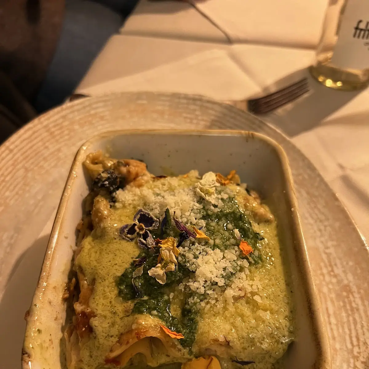 Weiße Lasagne Mit Thunfisch