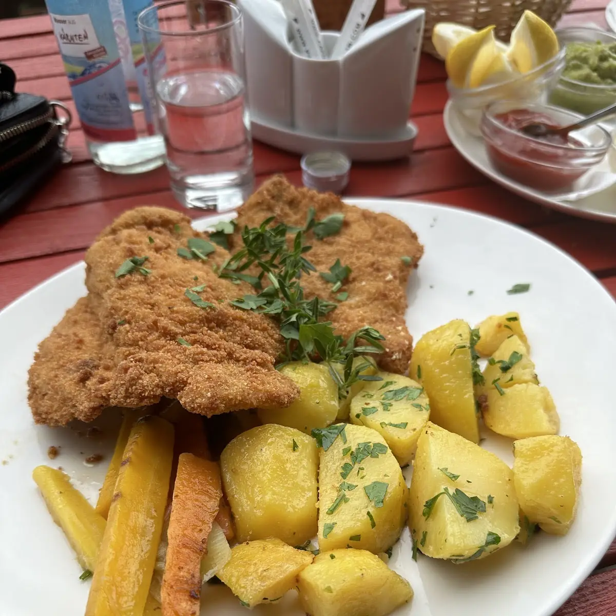 Schnitzel Met Aardappels