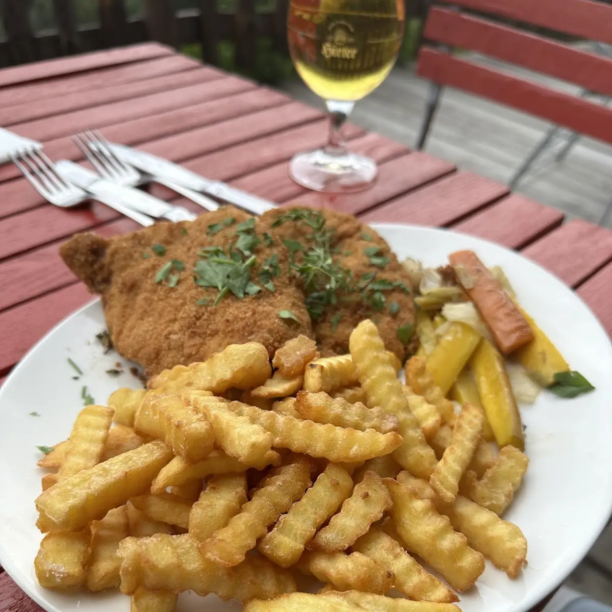 Schnitzel Met Patatjes