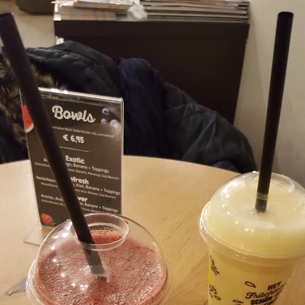 Blueberry and Coconut Shakes