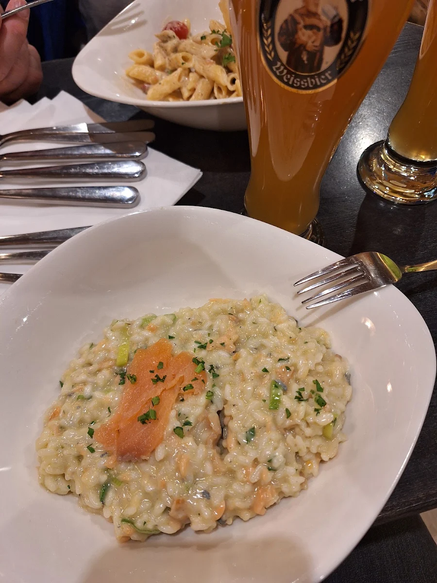 Risotto Met Gorgonzola En Gerookte Zalm