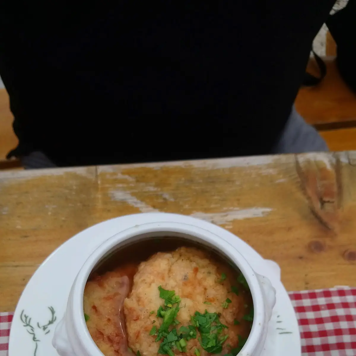 Kaspressknödelsuppe