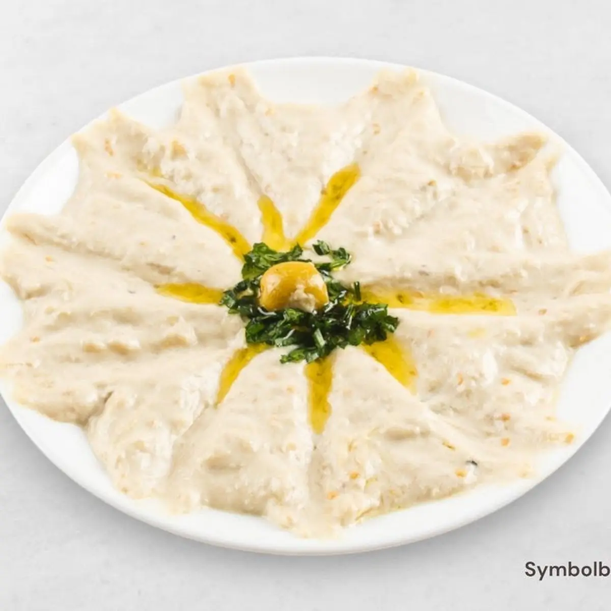 Hummus Muhammara Muttabbal Mashup Mix Teller