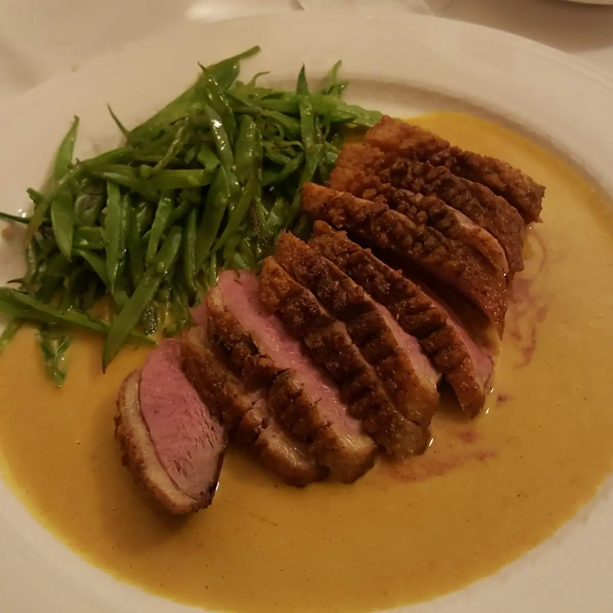 Entenbrust Mit Currysauce