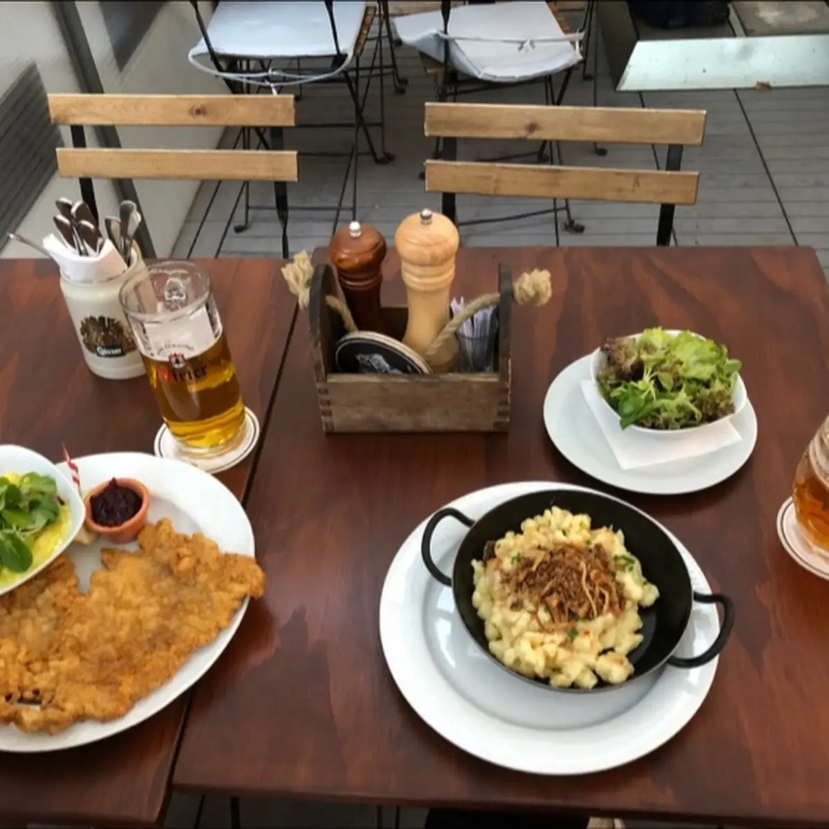 Bier & Bierli Style Pork Or Turkey Schnitzel