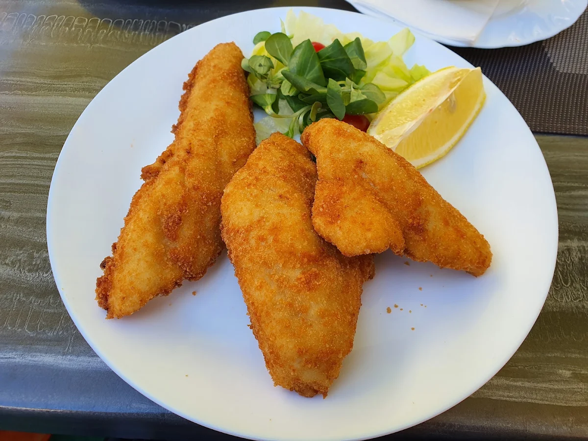 Gebackener Zander
