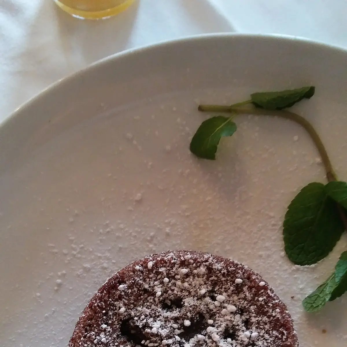 Schokoladenkuchen Hausgemacht Warm Flüssiger Kern