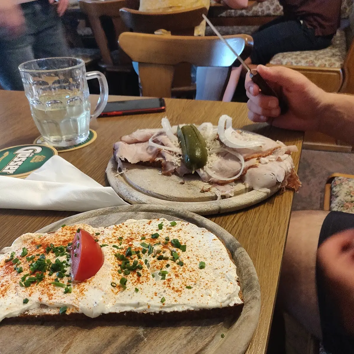 Topfenbrot & Fleischbrot