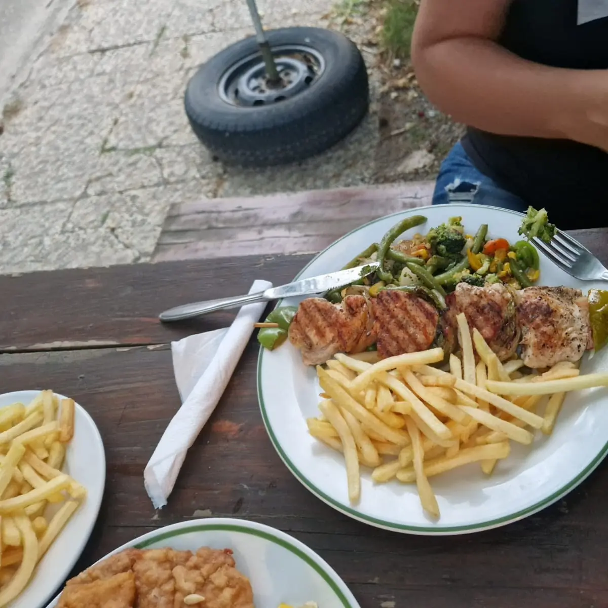 Hähnchenspieß