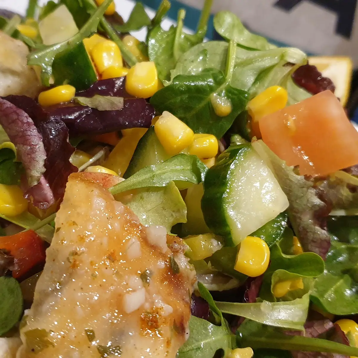 Pikeporch Fried Filet Salad