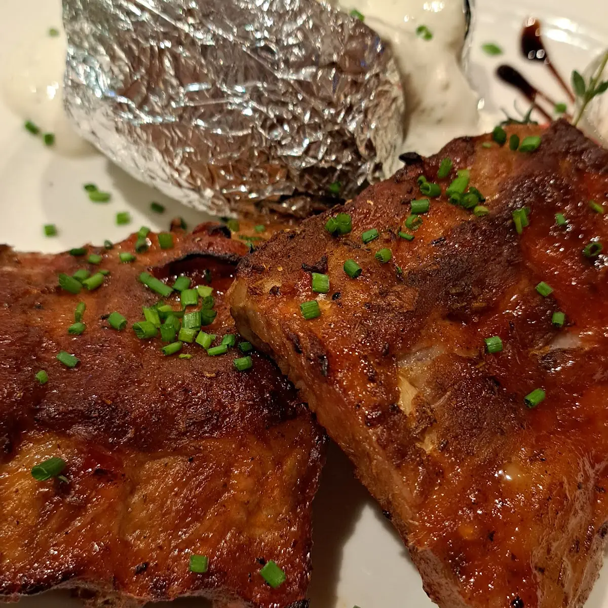 Spare Ribs Mit Ofenkartoffel