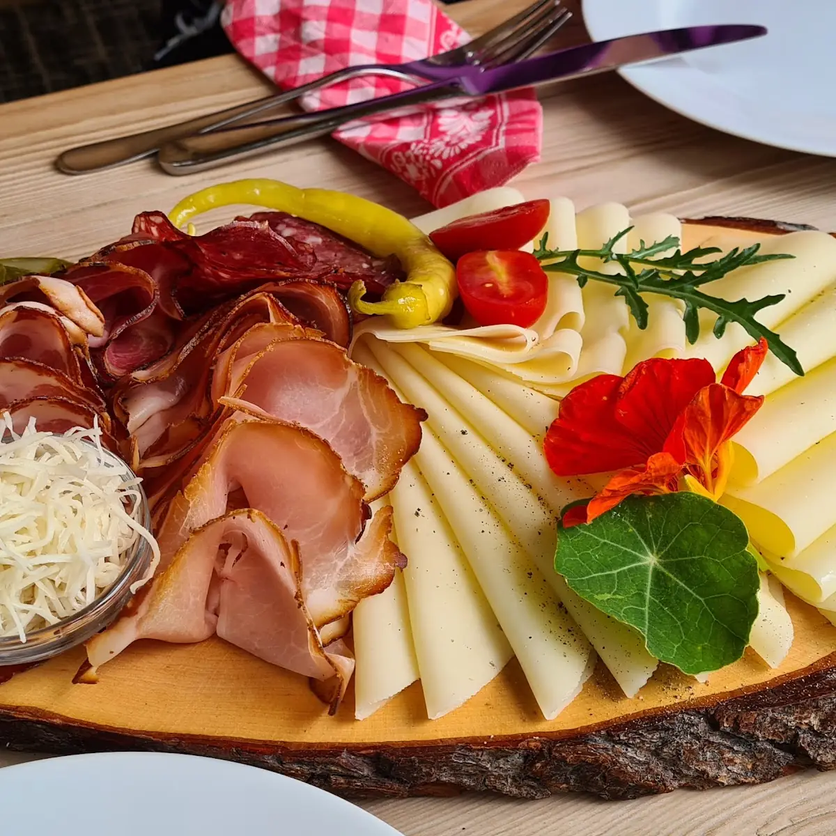 Mit Käse Und Schinken