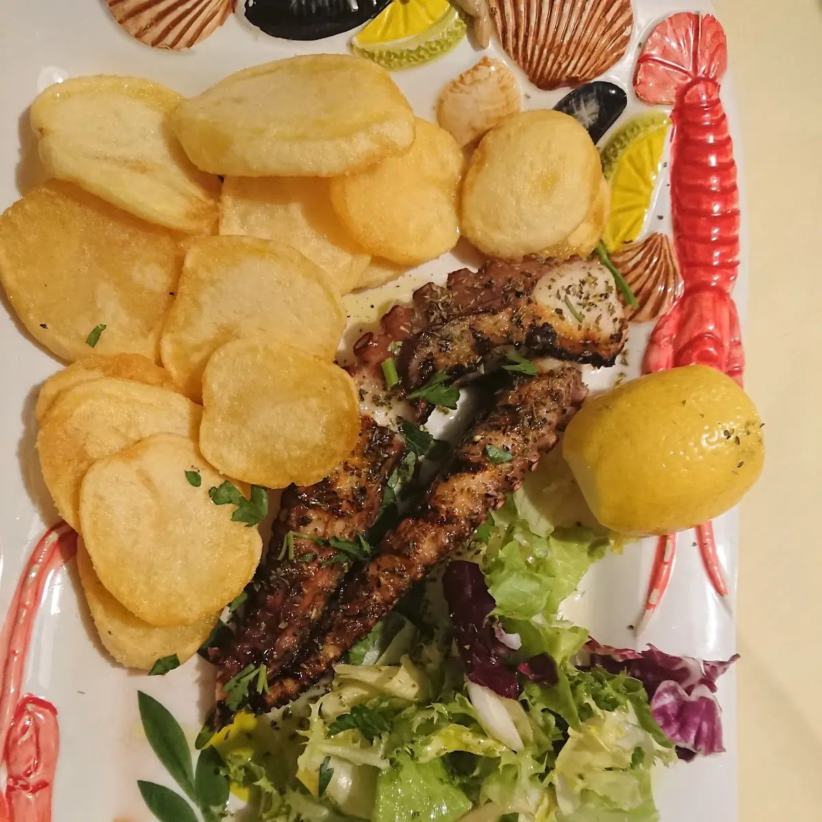 Gegrillter Oktopus Calamari