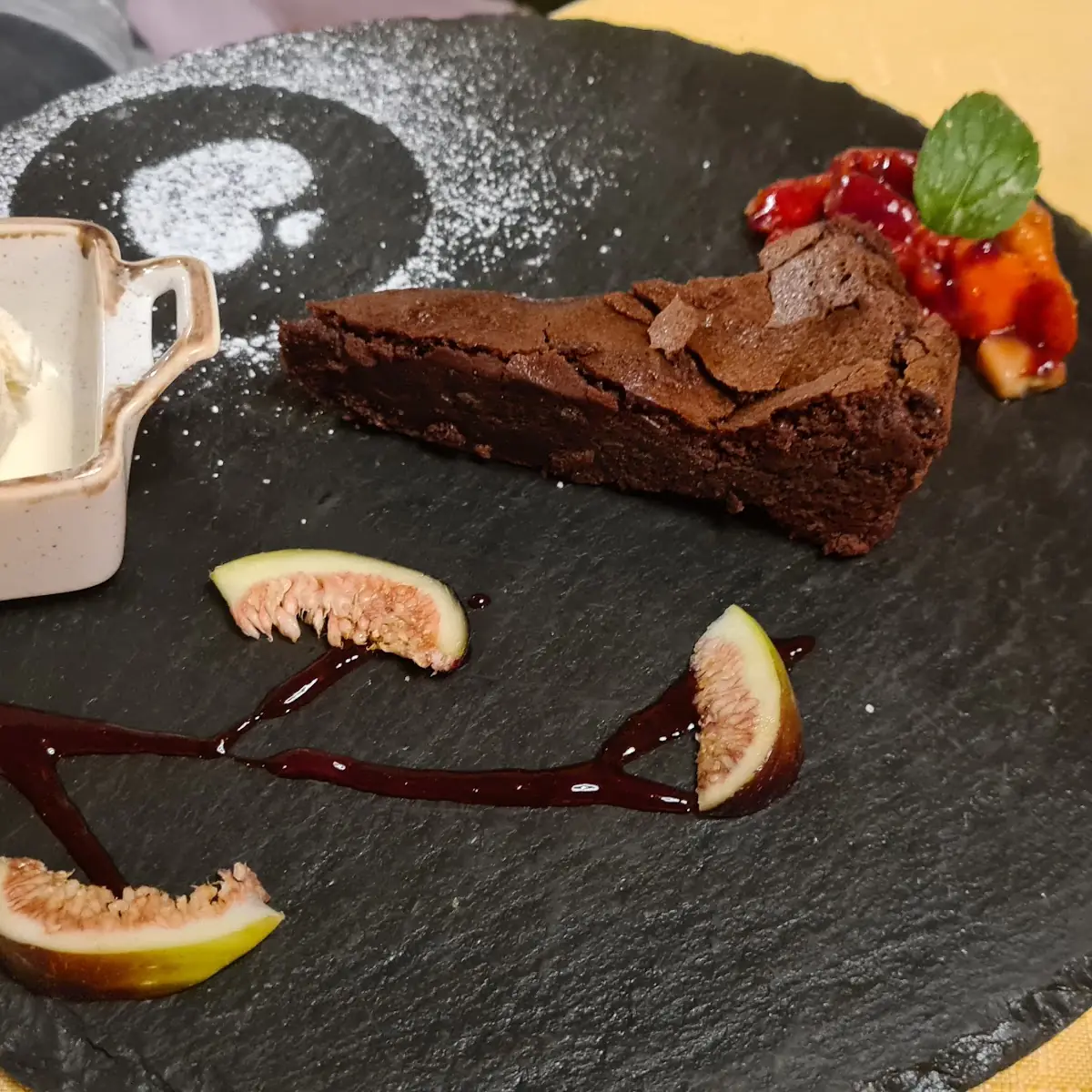 Schokokuchen Mit Vanilleeis