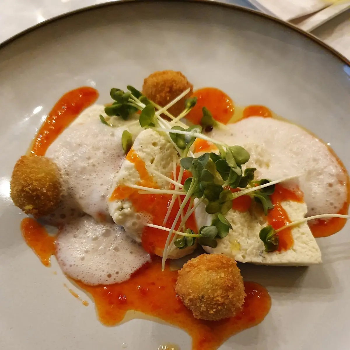 Mozarella Schaum