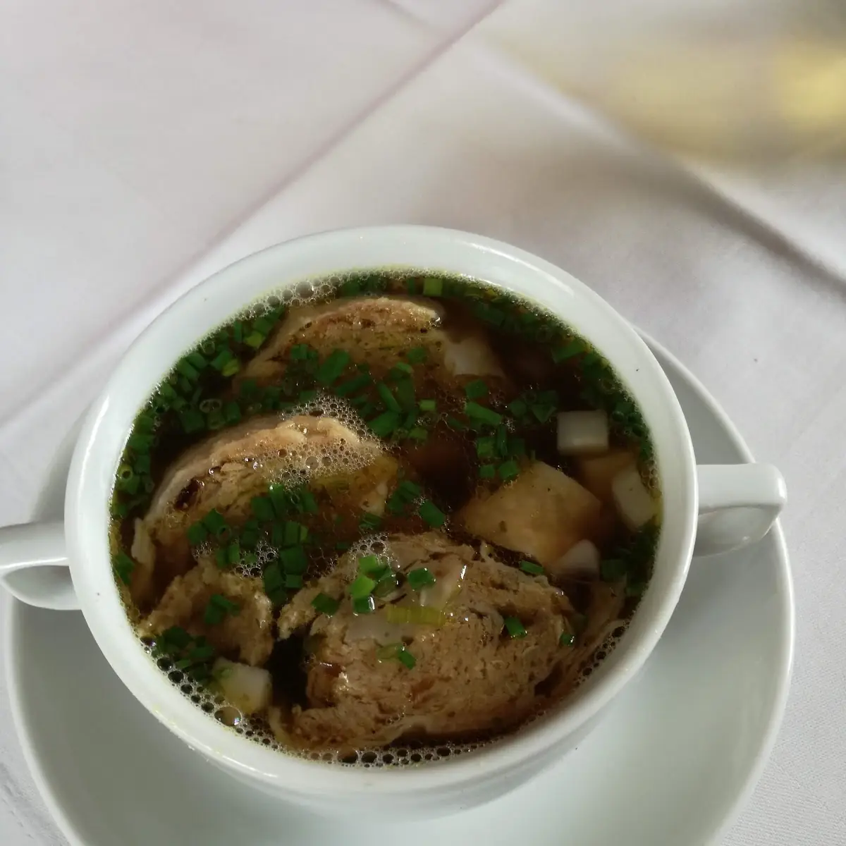 Fleischstrudelsuppe