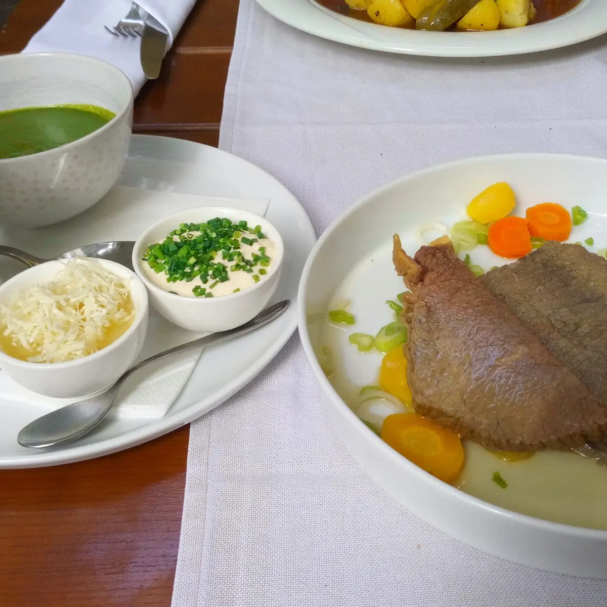 Tafelspitz Mit Spinat