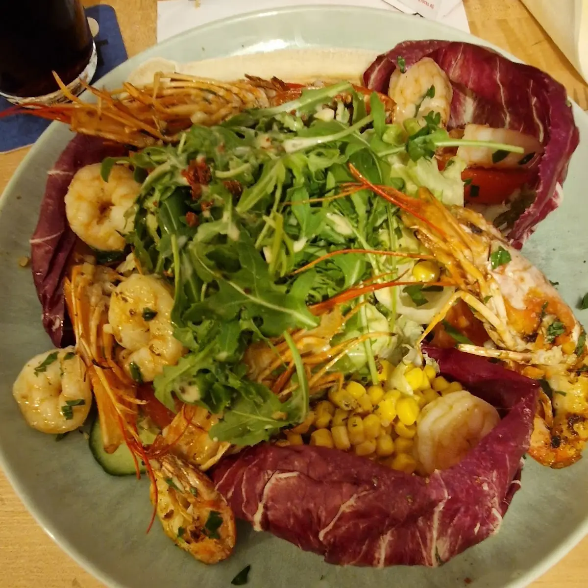 Salat Mit Garnelen