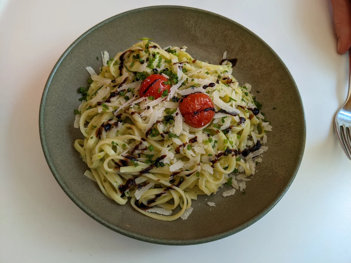 Bärlauch Fettuccine