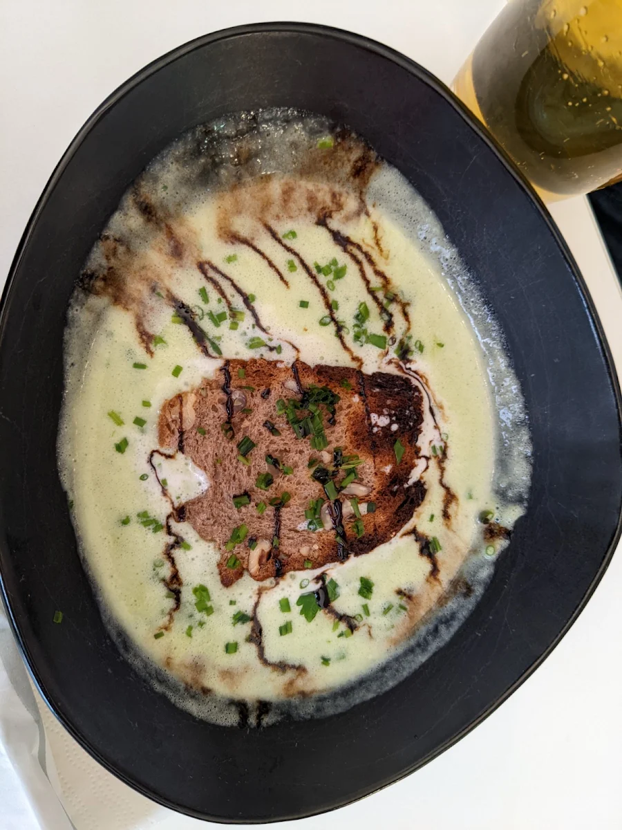 Bärlauchschaumsuppe