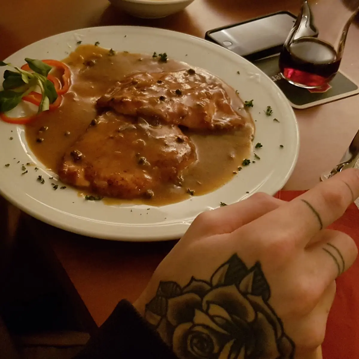 Pfeffer Schnitzel