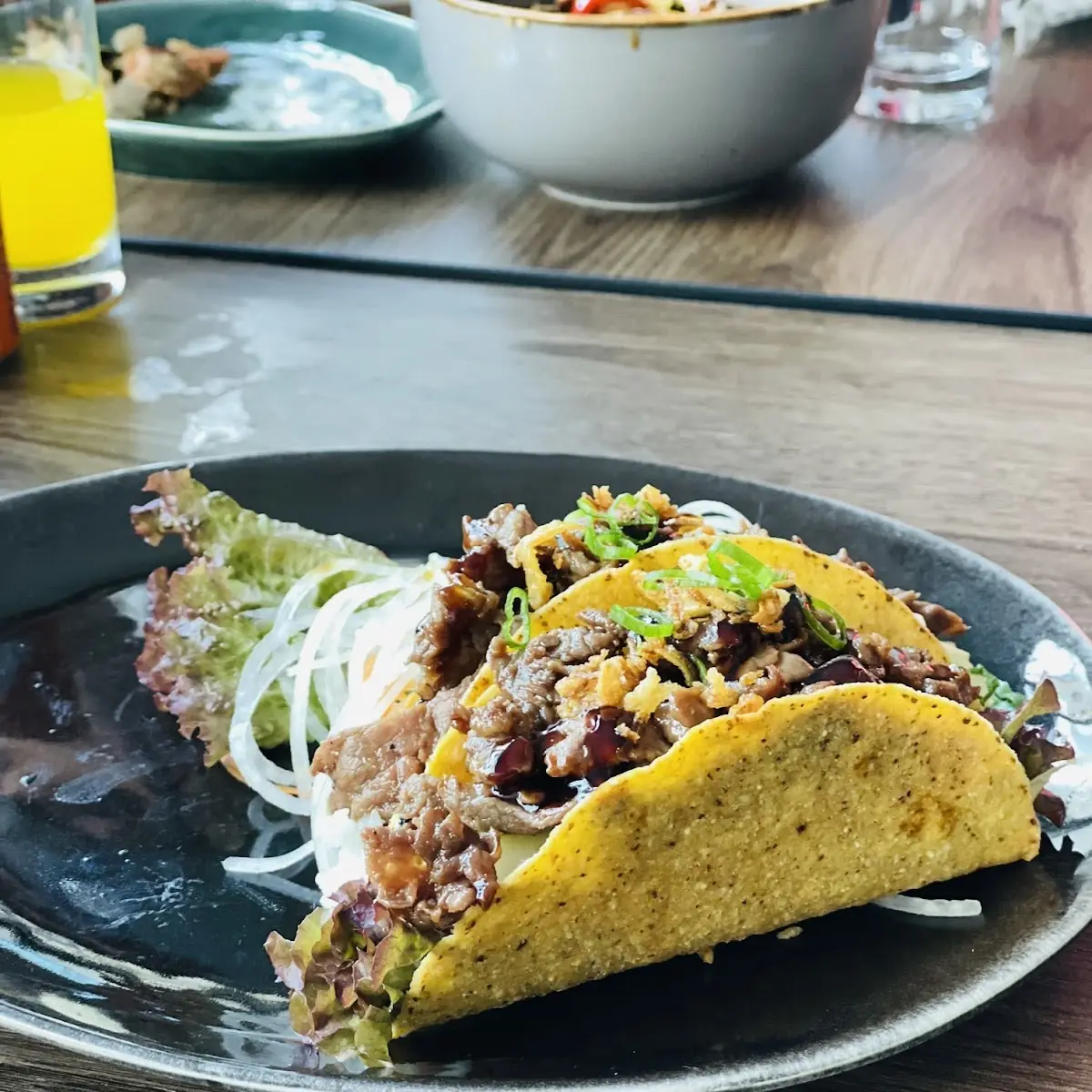 Bulgogi Kimchi Tacos