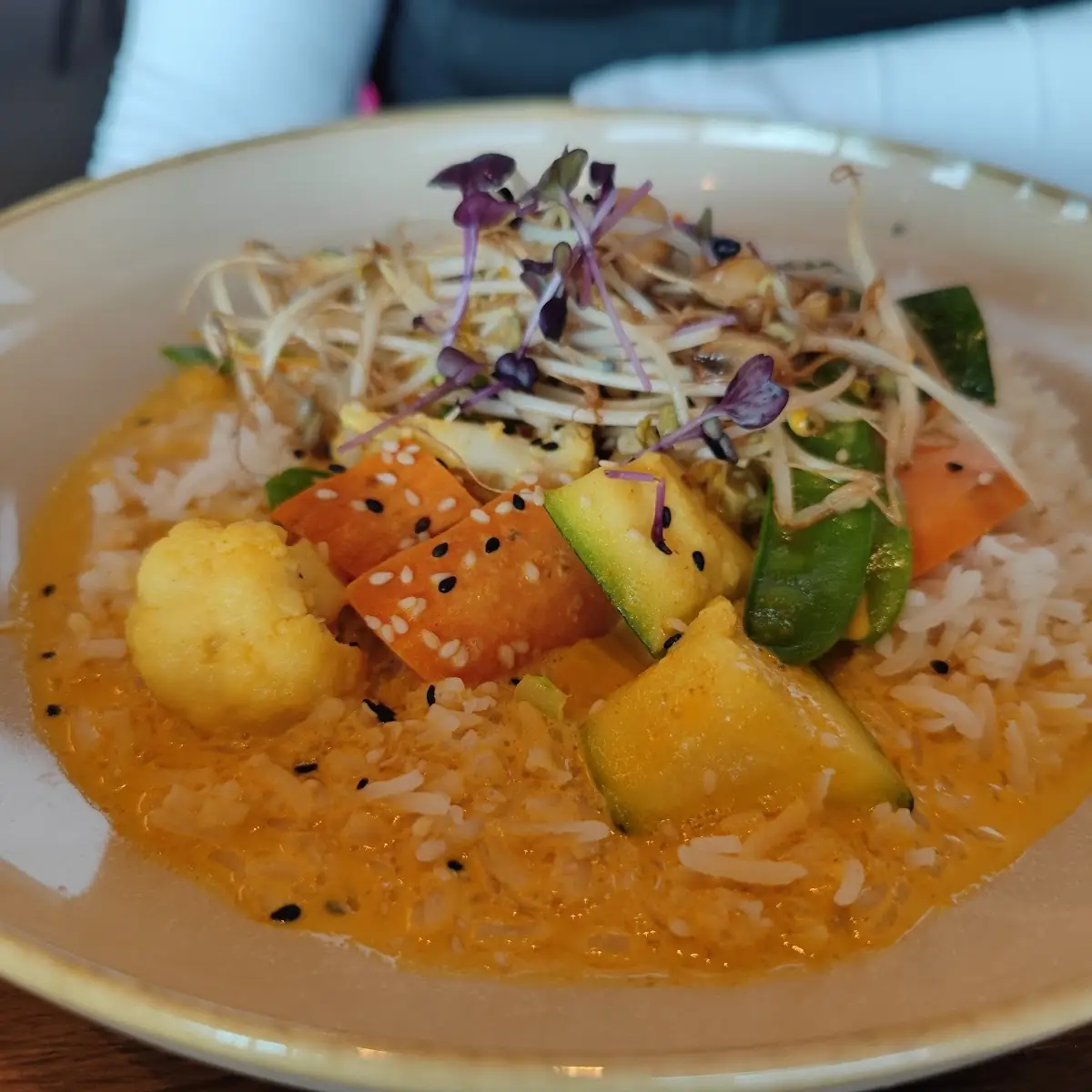 Curry Mit Duftreis Und Wokgemüse