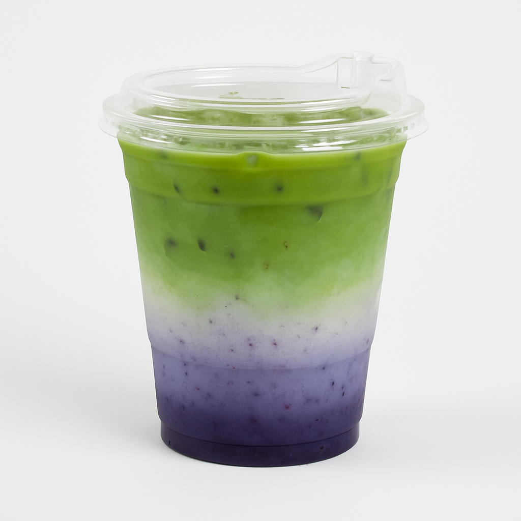 Blueberry Iced Matcha